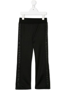 Givenchy Kids спортивные брюки с логотипом по бокам