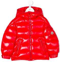 Moncler Kids пуховик с капюшоном