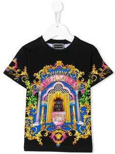 Young Versace футболка Rodeo Drive с барочным принтом