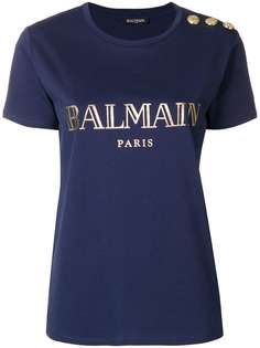Balmain футболка с логотипом