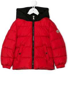 Moncler Kids hooded padded jacket