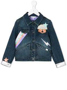 Little Marc Jacobs джинсовая куртка с вышивкой
