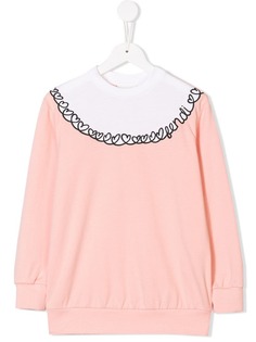 Fendi Kids толстовка с вышивкой