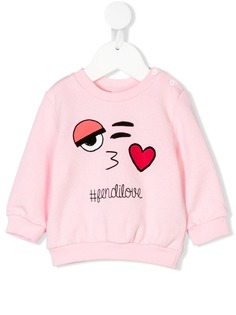 Fendi Kids толстовка с принтом #fendilove