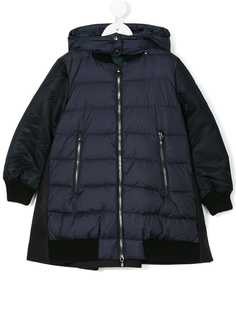 Moncler Kids пуховик с капюшоном