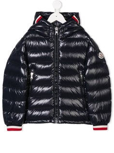 Moncler Kids куртка-пуховик с капюшоном