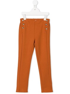 Chloé Kids брюки с волнистой отделкой