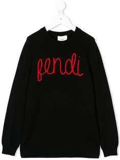 Fendi Kids джемпер с логотипом