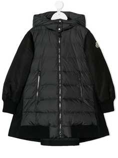 Moncler Kids пуховое пальто Blois с капюшоном