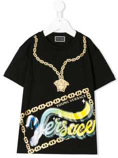 Young Versace футболка с принтом