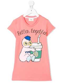 Fendi Kids футболка Better Together