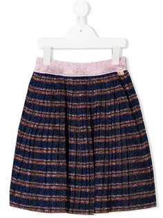 Little Marc Jacobs плиссированная юбка в полоску