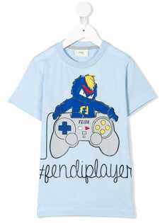 Fendi Kids футболка Fendi Player Monster