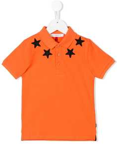 Givenchy Kids рубашка-поло с принтом со звездами