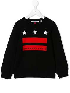 Givenchy Kids свитер с логотипом вязки интарсия