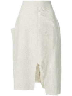 Pringle Of Scotland асимметричная трикотажная юбка