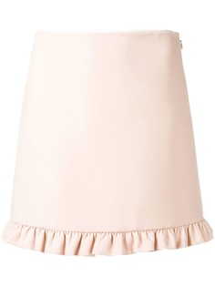 Miu Miu короткая юбка с рюшами