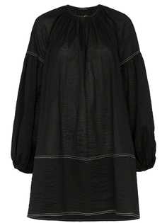 Lee Mathews платье-туника Lilian с пышными рукавами