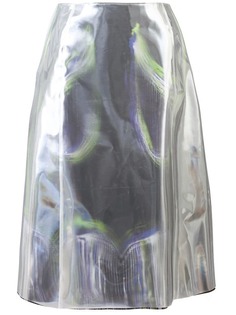 Maison Margiela юбка миди А-образного силуэта