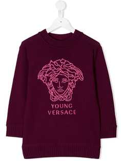 Young Versace свитер с логотипом