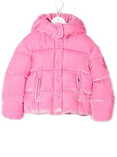 Moncler Kids пуховик с капюшоном