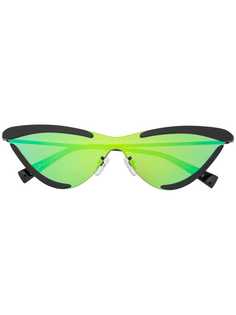 Le Specs "солнцезащитные очки в узкой оправе ""кошачий глаз"""