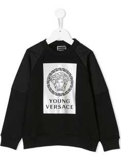 Young Versace толстовка с принтом головы Медузы