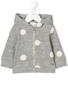 Chloé Kids толстовка с капюшоном и цветочным декором