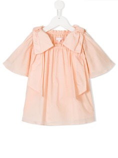 Chloé Kids расклшенная блузка с рюшами