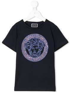 Young Versace декорированная футболка Medusa с логотипом