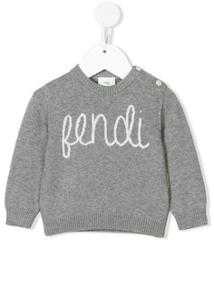 Fendi Kids джемпер с логотипом