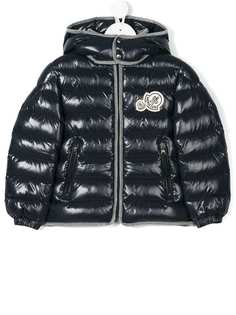 Moncler Kids пуховик с капюшоном