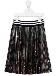 Givenchy Kids плиссированная юбка с цветочным принтом