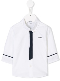 Boss Kids рубашка-поло с логотипом