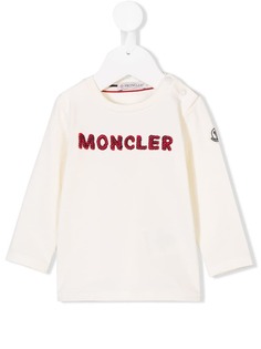 Moncler Kids толстовка с вышитым логотипом