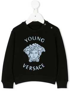 Young Versace толстовка с принтом логотипа