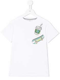 Fendi Kids футболка с принтом