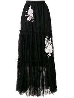 Twin-Set кружевная юбка макси