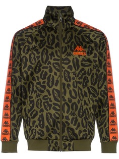 Charms куртка с вышитым логотипом и леопардовым принтом