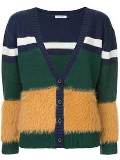 Guild Prime кардиган с V-образным вырезом в полоску