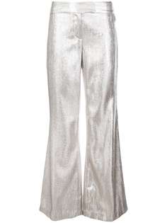 Rachel Zoe широкие брюки с металлическим отблеском