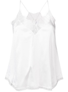 Iro топ с кружевной отделкой