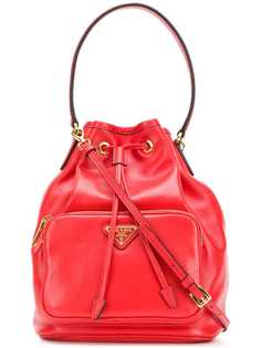 Prada сумка-ведро с логотипом