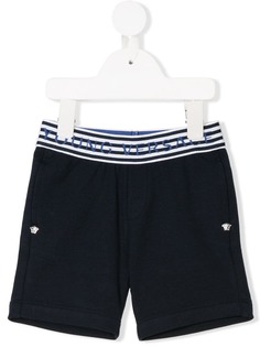 Young Versace шорты с полосатой отделкой с логотипом