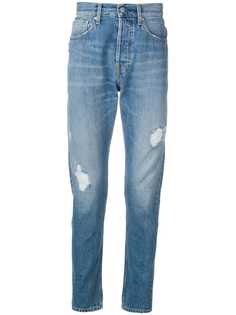 Calvin Klein Jeans джинсы с прорехами