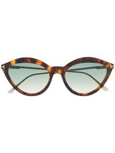 Tom Ford Eyewear солнцезащитные очки в круглой оправе