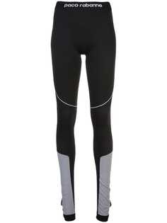 Paco Rabanne contrast panels leggings