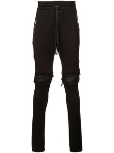 Amiri спортивные брюки в байкерском стиле