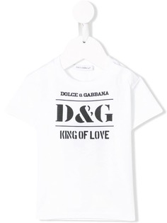 Dolce & Gabbana Kids футболка King of Love