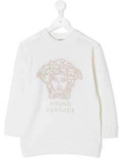 Young Versace свитер с логотипом